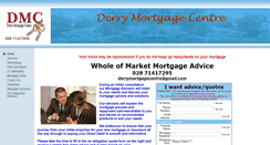 Desktop Screenshot of derrymortgagecentre.com