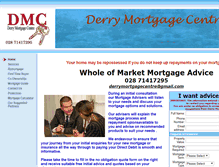 Tablet Screenshot of derrymortgagecentre.com